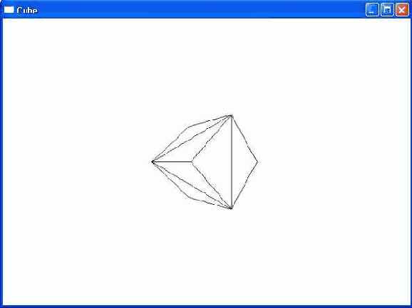 Окно приложения Cube